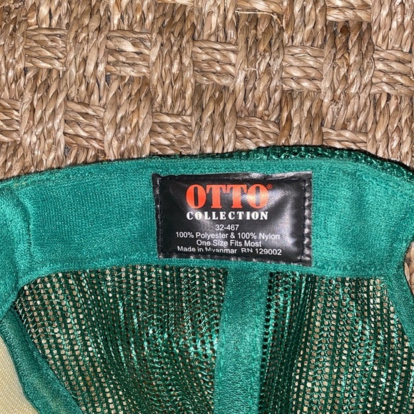 Vintage Sea World Eat 1964 Green and White Trucker Hat - Picture 9 of 12